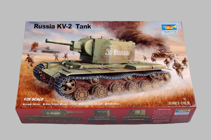 Trumpeter Scale Models 312 1/35 Russian KV-2 Tank Model Kit