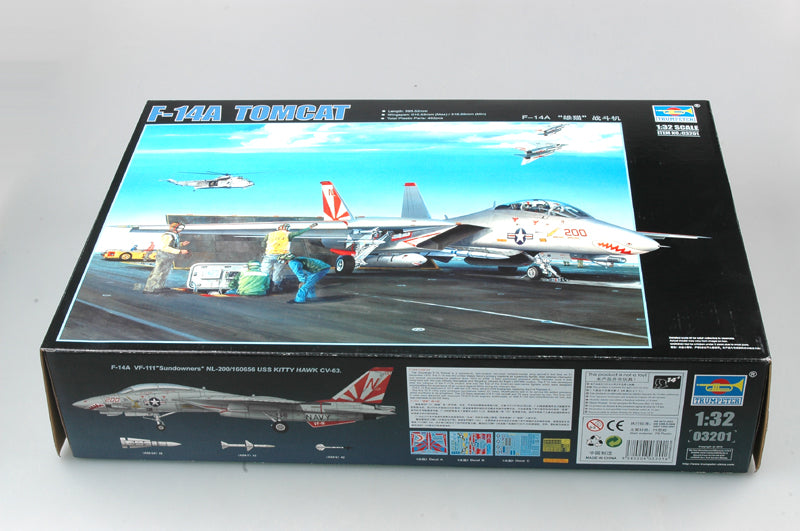Trumpeter Scale Models 3201 1/32 Grumman F-14A Tomcat Fighter Model Aircraft Kit