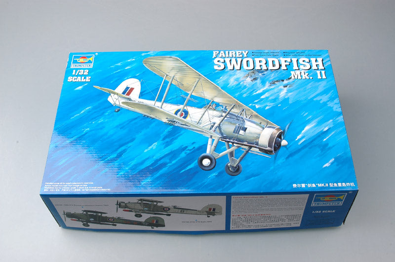Trumpeter Scale Models 3208 1/32 Fairey Swordfish Mk.II WWII British Biplane Model Aircraft Kit