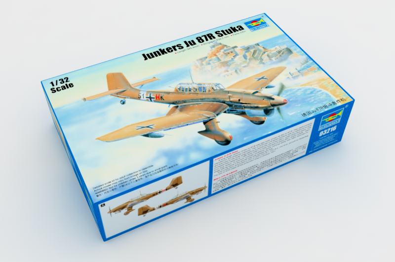 Trumpeter Scale Models 3216 1/32 German Junkers Ju-87R Stuka Model Aircraft Kit