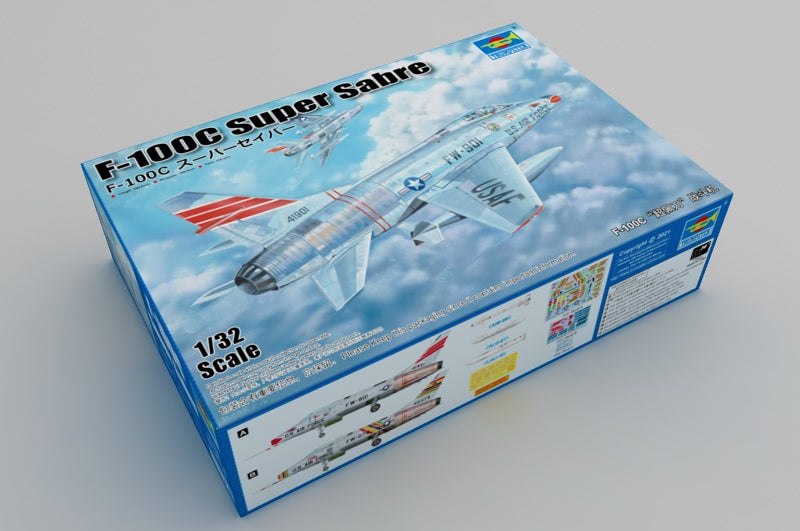Trumpeter Scale Models 3221 1/32 F100C Super Sabre Fighter Model Kit
