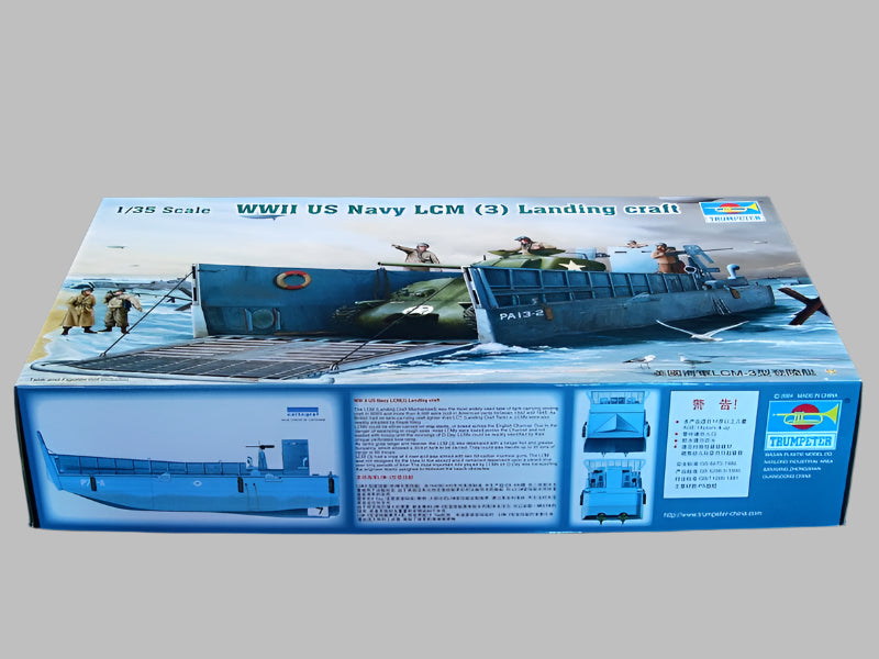 Trumpeter Scale Models 347 1/35 WWII LCM(3) US Navy Landing Craft Model Kit