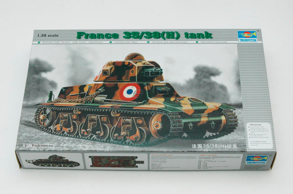 Trumpeter Scale Models 351 1/35 French 35/38(H) Tank with SA-18 37mm Gun Model Tank Kit