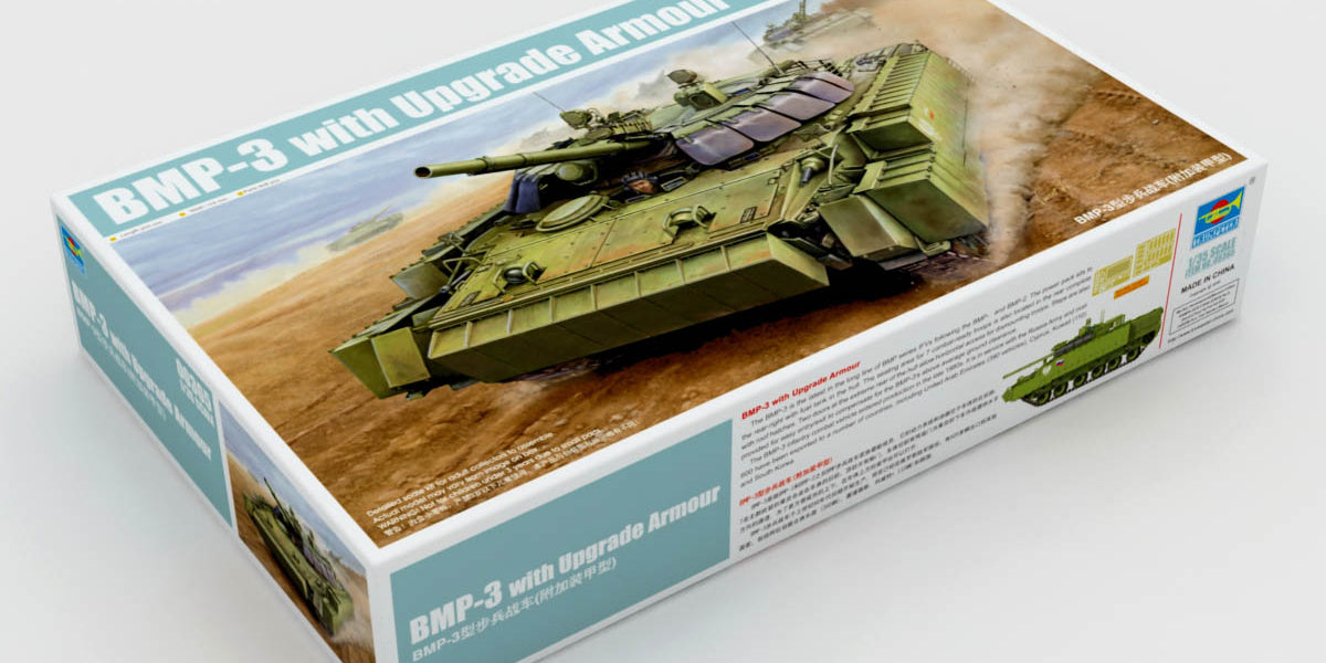 Trumpeter Scale Models 365 1/35 Russian BMP-3 with Upgrade Armor Model ...