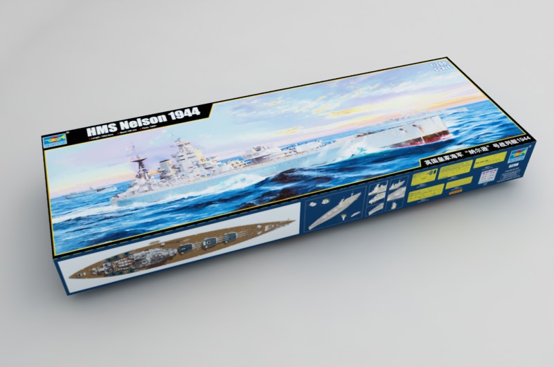 Trumpeter Scale Models 3708 1/200 HMS Nelson British Battleship Model Kit