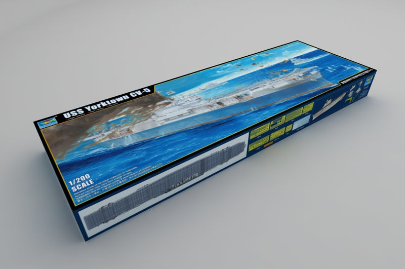 Trumpeter Scale Models 3711 1/200 USS Yorktown CV5 Aircraft Carrier Model Ship Kit