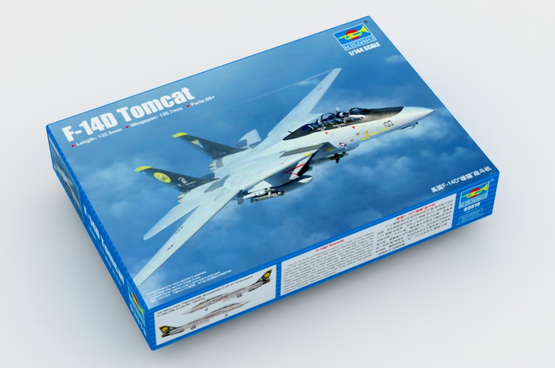 Trumpeter Scale Models 3919 1/144 F-14D Tomcat Fighter Model Aircraft Kit