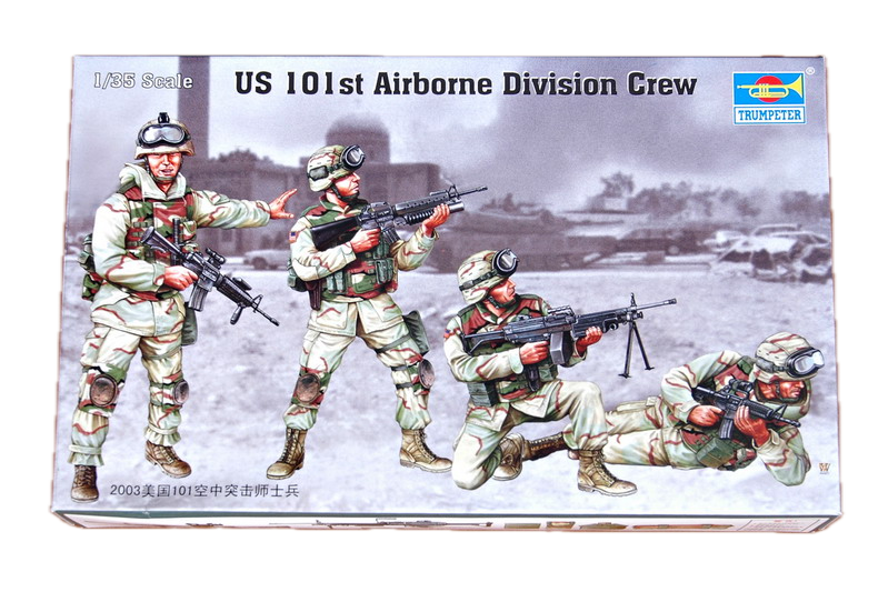 Trumpeter Scale Models 410 1/35 US 101st Airborne Division Crew Set Model Kit
