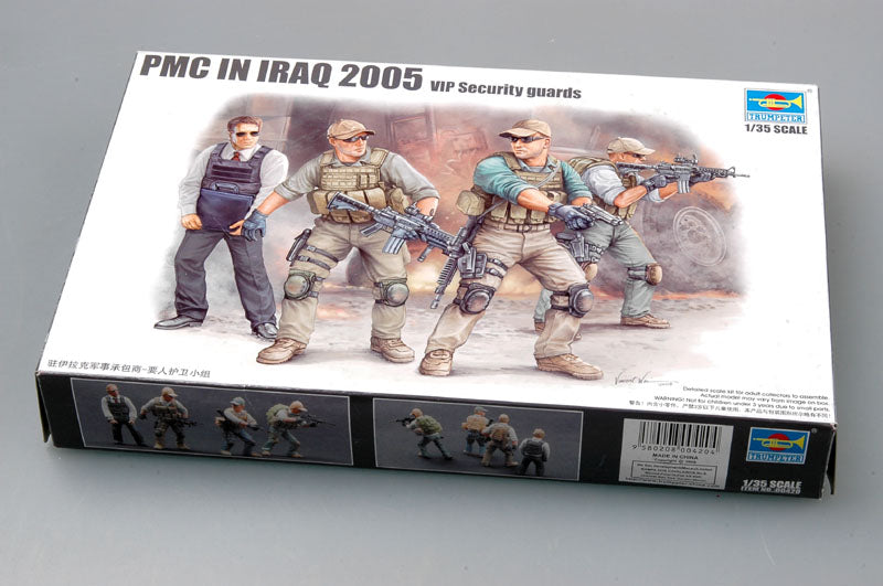 Trumpeter Scale Models 420 1/35 PMC in Iraq VIP Protection Team Set Model Kit