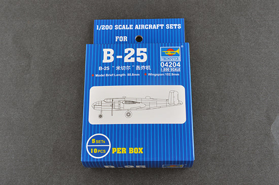Trumpeter Scale Models 4204 1/200 B-25 Mitchell Aircraft Set Model Kit
