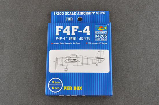 Trumpeter Scale Models 4205 1/200 F4F-4 Wildcat Fighter Set Model Kit