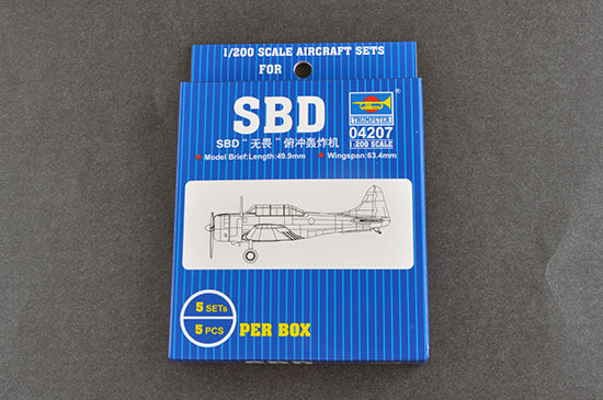 Trumpeter Scale Models 4207 1/200 SBD Dauntless Aircraft Set Model Kit