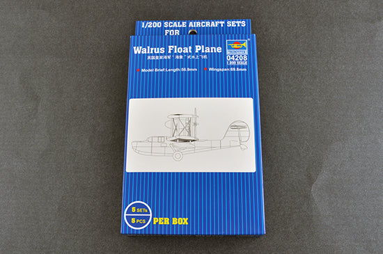 Trumpeter Scale Models 4208 1/200 Walrus British Floatplane Aircraft Set Model Kit