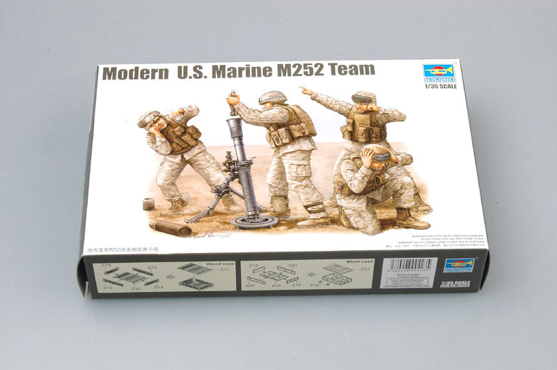 Trumpeter Scale Models 423 1/35 Modern US Marines M252 Team Set Model Kit