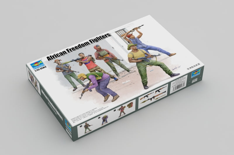 Trumpeter Scale Models 438 1/35 African Freedom Fighters Set Model Kit