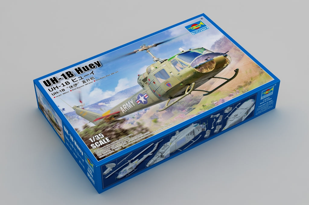 Trumpeter Scale Models 5111 1/35 UH-1B Huey Helicopter Model Kit