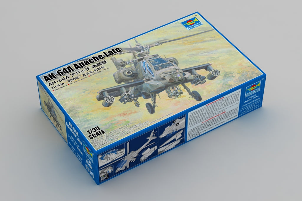 Trumpeter Scale Models 5115 1/35 AH-64A Apache Late Ver. Helicopter Model Kit