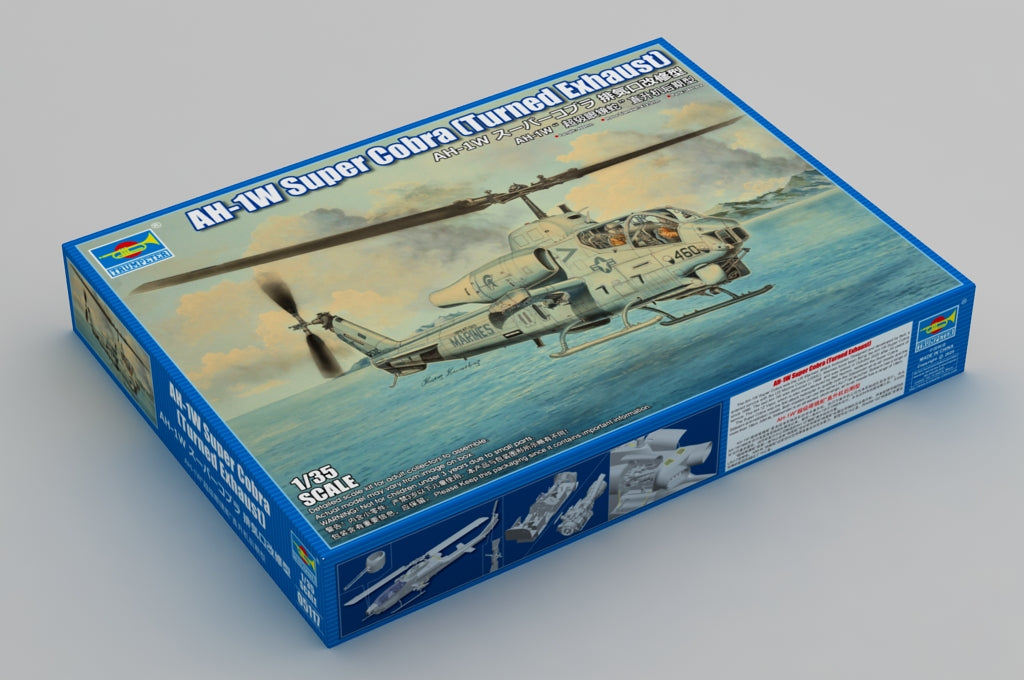 Trumpeter Scale Models 5117 1/35 AH-1W "Super Cobra" Helicopter Late ver. (Turned Exhaust) Model Kit