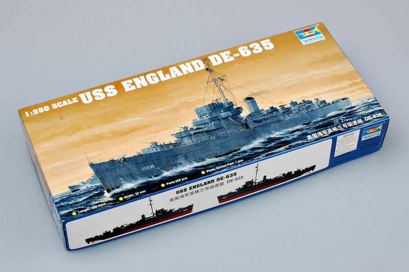 Trumpeter Scale Models 5305 1/350 USS England DE-635 Buckley Class Destroyer Model Kit