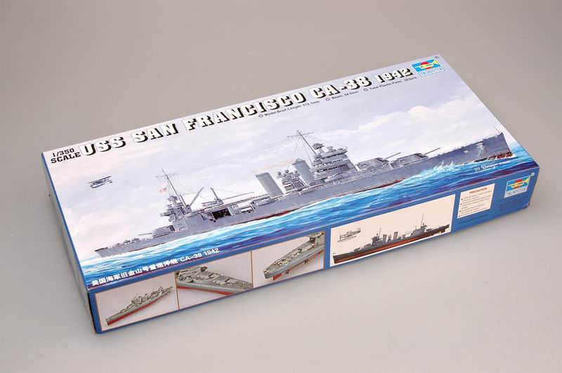Trumpeter Scale Models 5309 1/350 USS San Francisco CA-38 Heavy Cruiser 1942 Model Kit