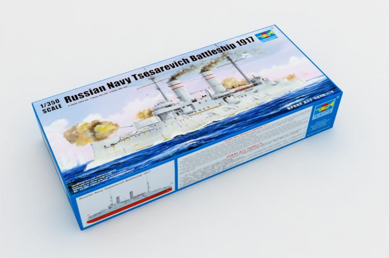 Trumpeter Scale Models 5337 1/350 Russian Navy Tsesarevich Battleship 1917 Model Kit