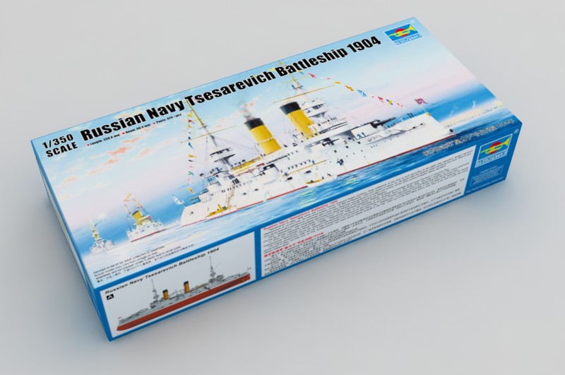 Trumpeter Scale Models 5338 1/350 Russian Navy Tsesarevich Battleship 1904 Model Kit
