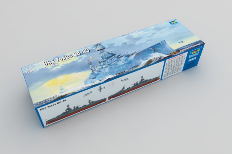 Trumpeter Scale Models 5340 1/350 USS Texas BB35 Battleship Model Kit