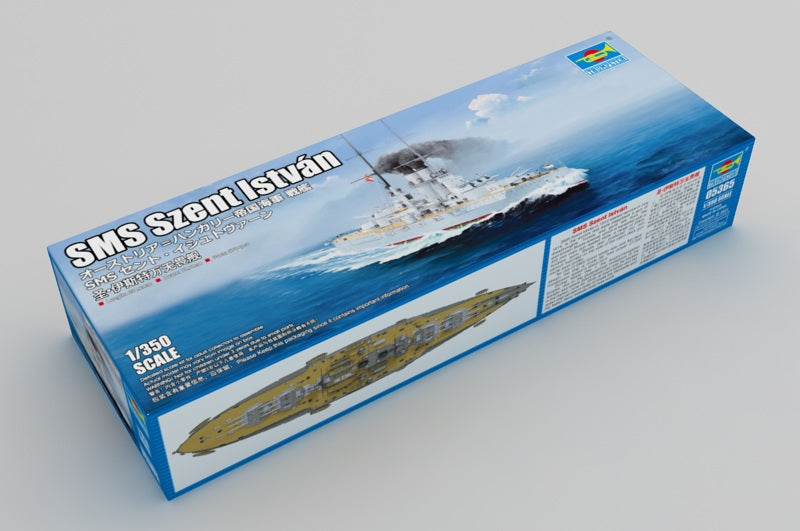 Trumpeter Scale Models 5365 1/350 SMS Szent Istvan Austro-Hungarian Battleship Model Kit