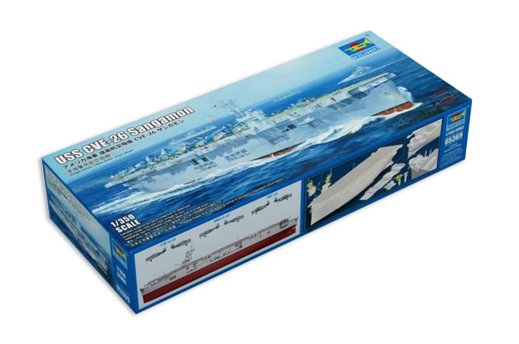 Trumpeter Scale Models 5369 1/350 USS CVE26 Sangamon Aircraft Carrier Model Ship Kit