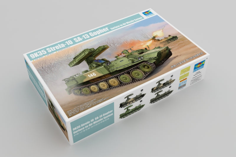 Trumpeter Scale Models 5554 1/35 Russian 9K35 Strela-10 SA-13 Gopher Surface-to-Air Missile System Model Kit