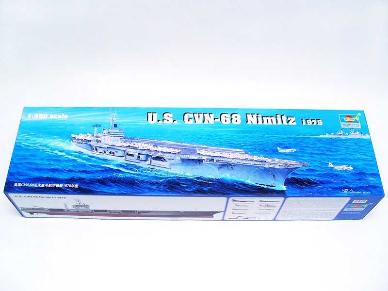 Trumpeter Scale Models 5605 1/350 USS Nimitz CVN68 Aircraft Carrier 1975 Model Kit