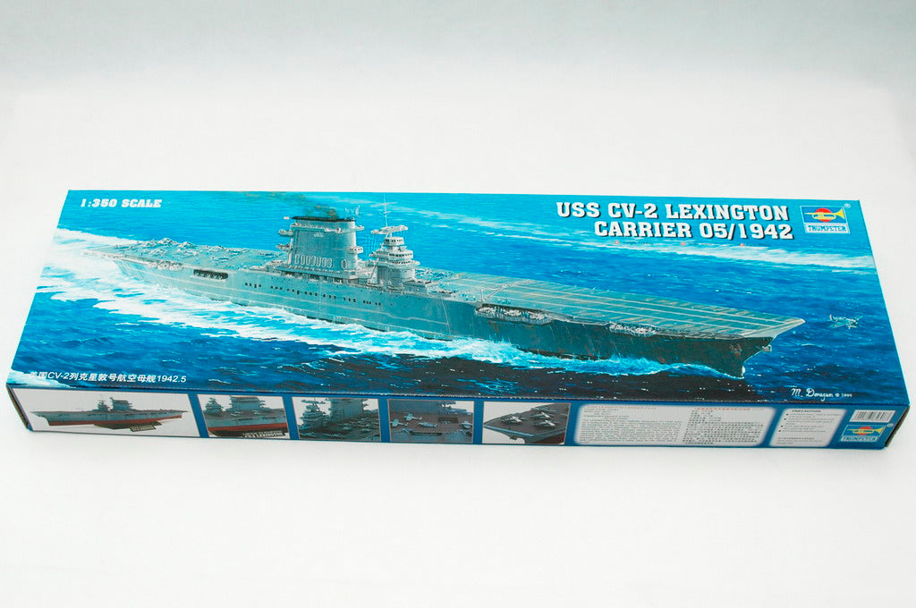 Trumpeter Scale Models 5608 1/350 USS Lexington CV2 Aircraft Carrier Model Kit