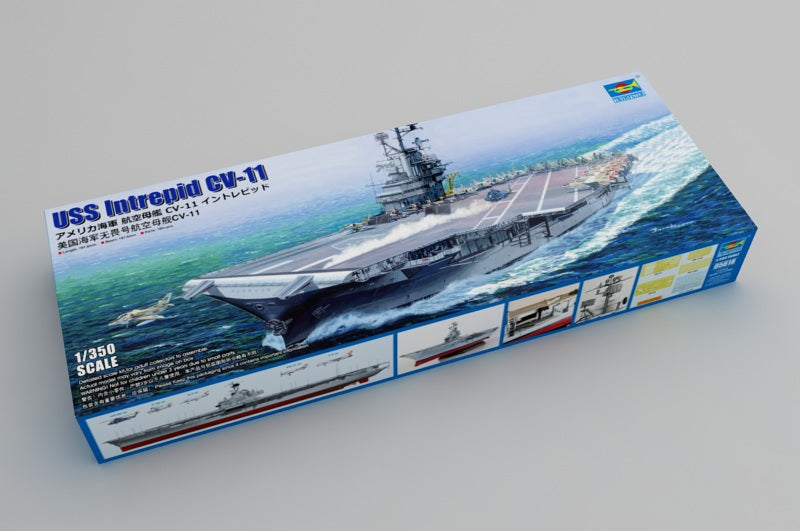 Trumpeter Scale Models 5618 1/350 USS Intrepid CV11 Aircraft Carrier Model Ship Kit