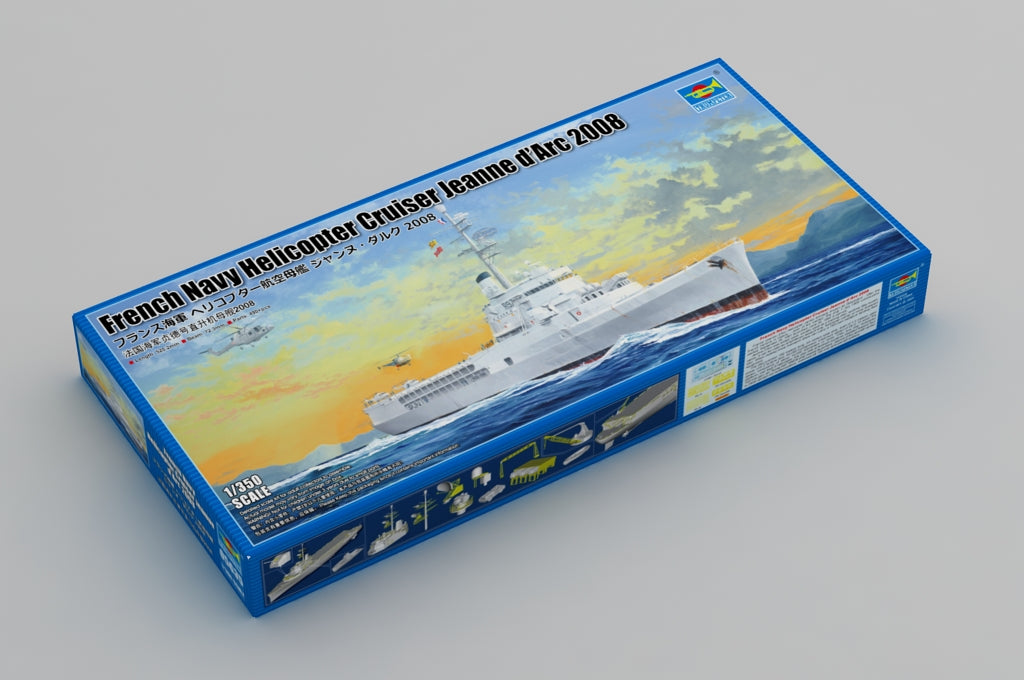 Trumpeter Scale Models 5635 1/350 Jeanne d'Arc French Helicopter Carrier Model Ship Kit