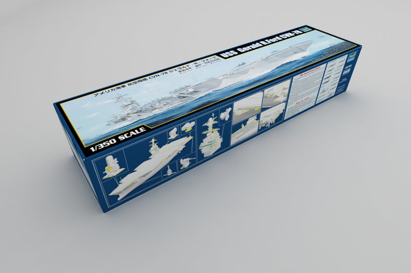 Trumpeter Scale Models 5638 1/350 USS Gerald R. Ford CVN78 Aircraft Carrier Model Ship Kit