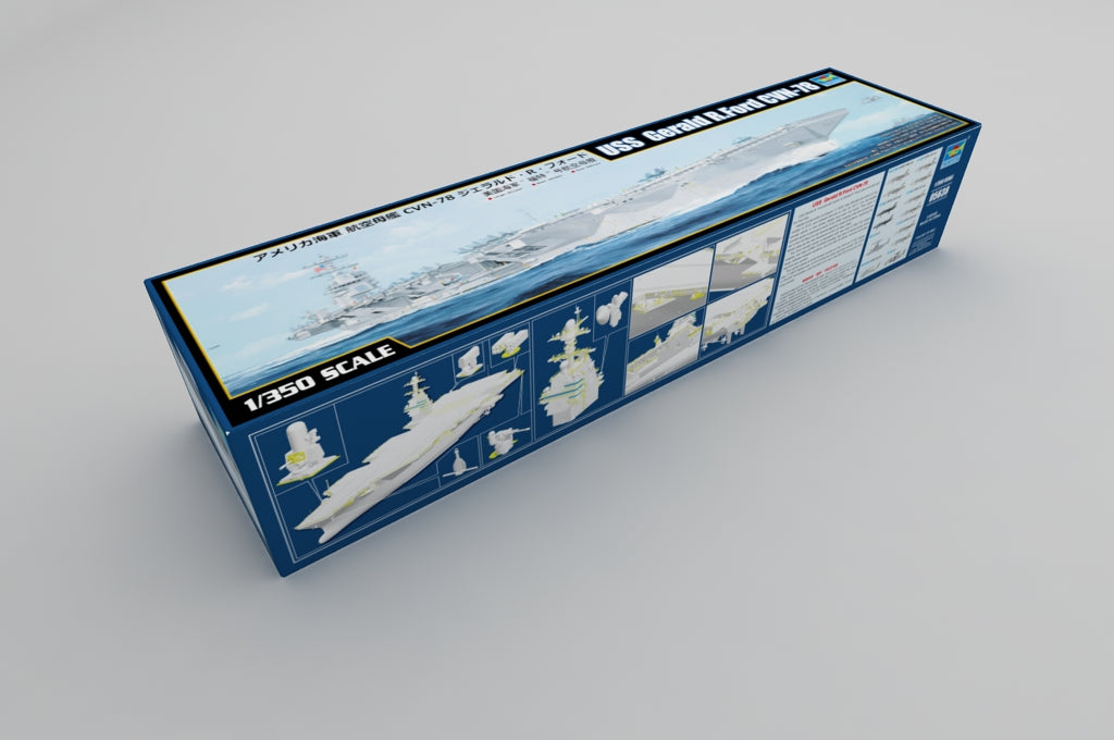 Trumpeter Scale Models 5638 1/350 USS Gerald R. Ford CVN78 Aircraft Carrier Model Ship Kit