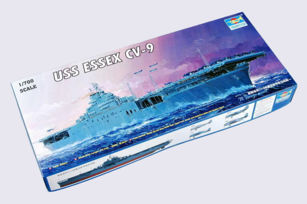 Trumpeter Scale Models 5728 1/700 USS Essex CV9 Aircraft Carrier Model Ship Kit