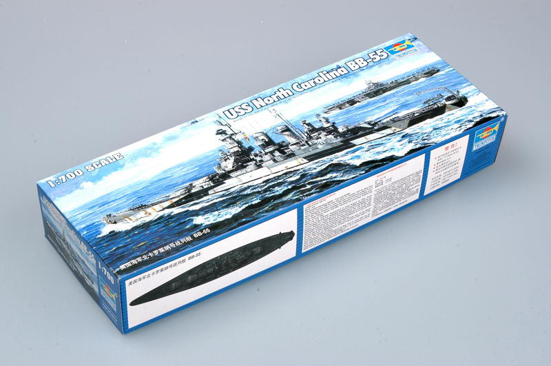 Trumpeter Scale Models 5734 1/700 USS North Carolina BB55 Battleship Model Kit