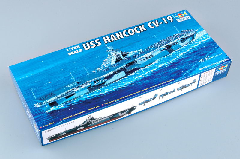 Trumpeter Scale Models 5737 1/700 USS Hancock CV19 Aircraft Carrier Model Kit