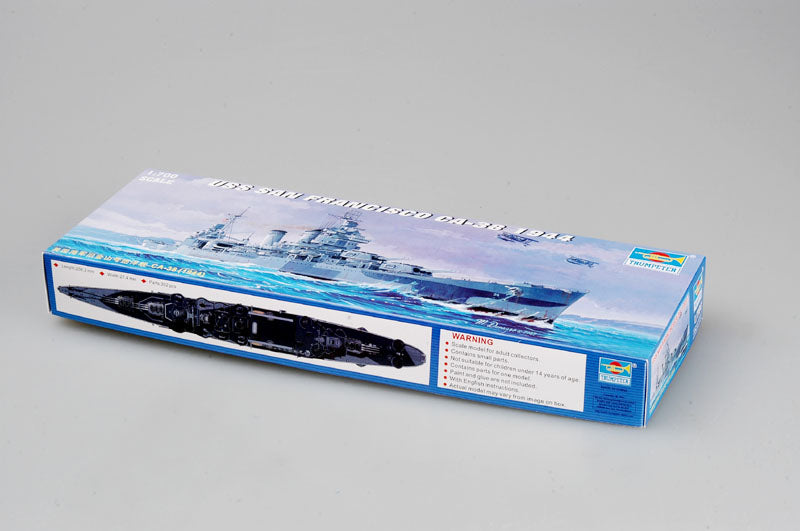 Trumpeter Scale Models 5747 1/700 USS San Francisco CA38 Heavy Cruiser 1944 Model Ship Kit