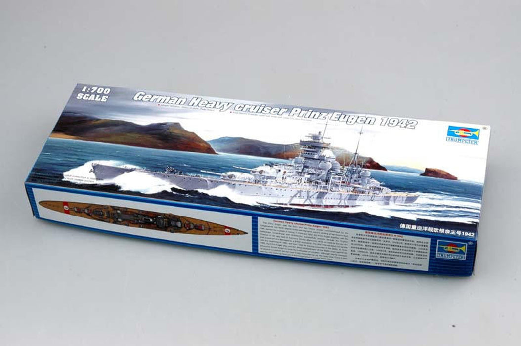 Trumpeter Scale Models 5766 1/700 German Prinz Eugen Heavy Cruiser 1942 Model Kit