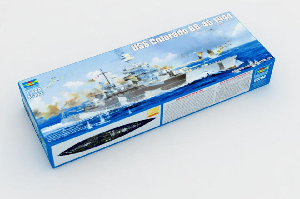 Trumpeter Scale Models 5768 1/700 USS Colorado BB45 Battleship 1944 Model Kit