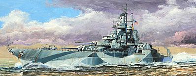 Trumpeter Scale Models 5772 1/700 USS West Virginia BB48 Battleship 1945 Model Kit