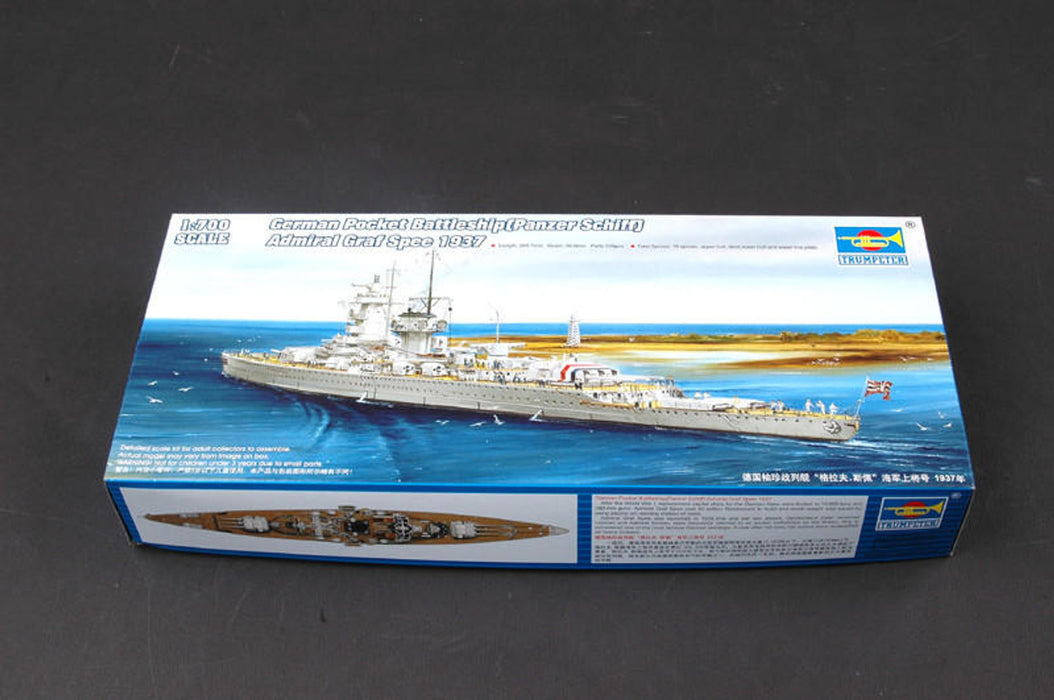 Trumpeter Scale Models 5773 1/700 German Admiral Graf Spee Pocket Battleship 1937 Model Kit