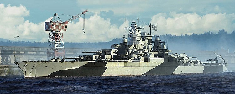 Trumpeter Scale Models 5782 1/700 USS Tennessee BB43 Battleship 1944 Model Ship Kit