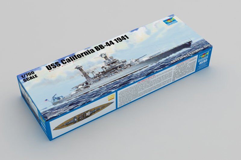 Trumpeter Scale Models 5783 1/700 USS California BB44 Battleship 1941 Model Ship Kit