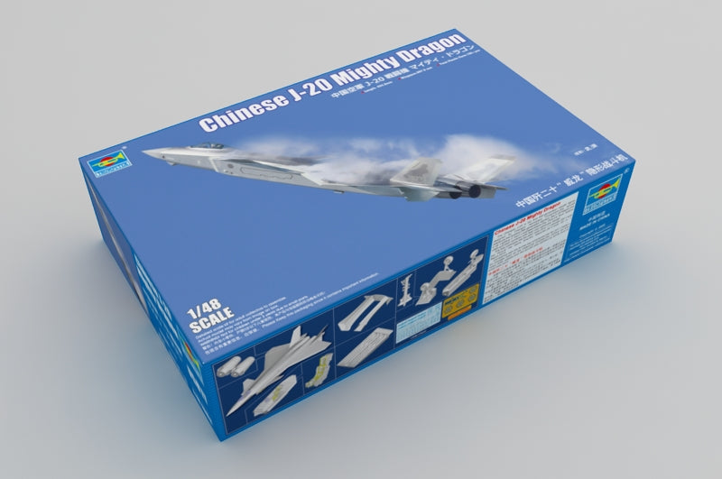 Trumpeter Scale Models 5811 1/48 J20 Chinese Mighty Dragon Fighter Model Aircraft Kit