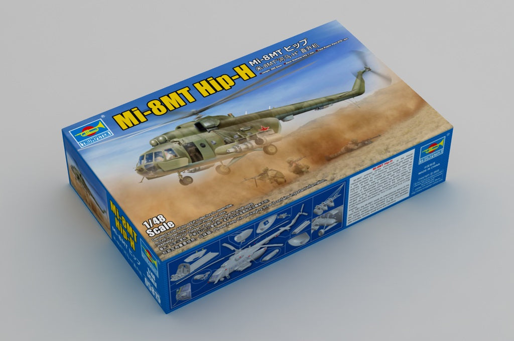 Trumpeter Scale Models 5815 1/48 Mi8 Hip Helicopter Model Kit