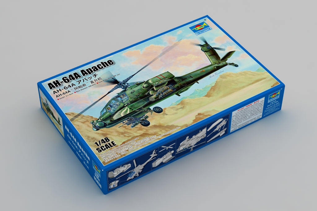 Trumpeter Scale Models 5838 1/48 AH-64A Apache Helicopter Model Kit