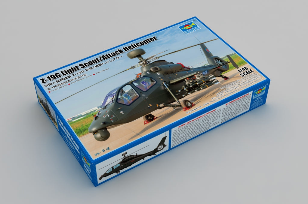 Trumpeter Scale Models 5851 1/48 Z-19G Light Scout/Attack Helicopter Model Kit